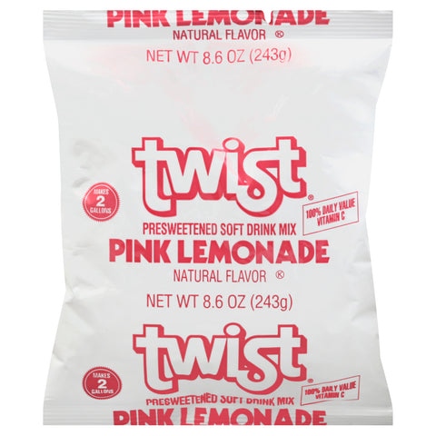 Drink Mix Lemonade Pink Pre-sweetened 2 Gal Yield