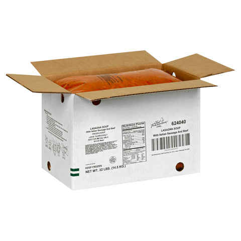 Quality Chef® SOUP LASAGNA READY TO USE COOK IN BAG FROZEN 624040
