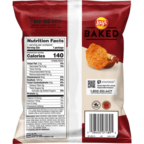 Chip Potato Variety Baked! & Popped Mix Large Single Serve