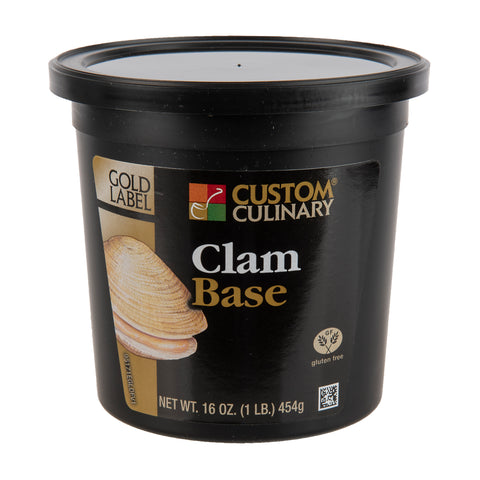 Custom Culinary Gold Label Clam Base, 1 Pound -- 6 per case.