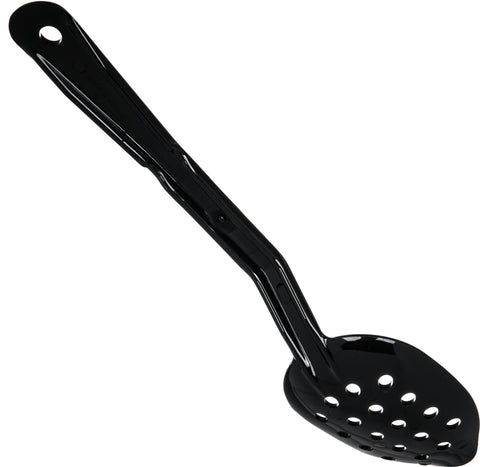 Carlisle SPOON SERVING PERFORATED PLASTIC BLACK 11