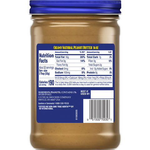 Peanut Butter Creamy Natural