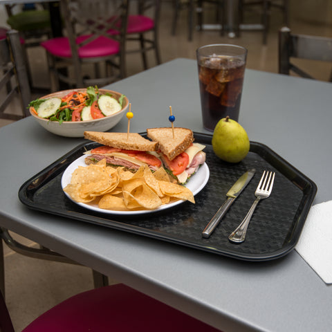 Carlisle TRAY CAFE® TRAPEZOID BLACK 18X14