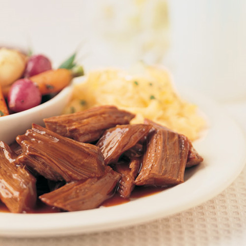 Tyson® BEEF POT ROAST PORTION IN JUICE OVEN ROASTED SEASONED FC 10492170928