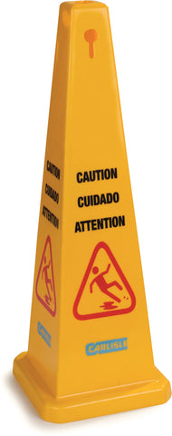 Carlisle CAUTION CONES & BARRIERS CAUTION CONE YELLOW 36