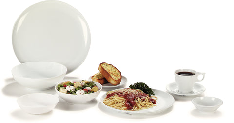 Carlisle BOWL SOUP/SALAD EPICURE® MELAMINE WHITE 19.2 OZ