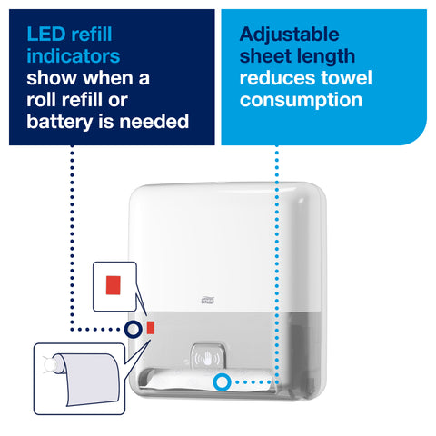 Tork Matic® DISPENSER HAND TOWEL ROLL WITH INTUITION™ SENSOR WHITE