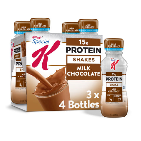Kelloggs Special K Milk Chocolate Protein Liquid Shake, 10 Fluid Ounce -- 12 per case.