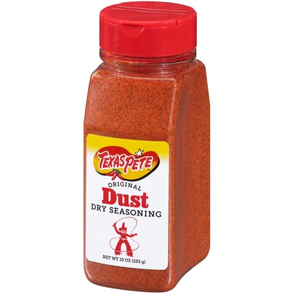 Texas Pete Dust Dry Seasoning, 10 Ounce -- 8 per case.