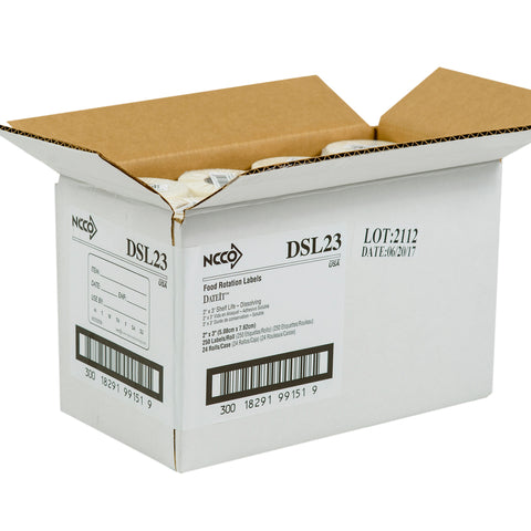 Label Shelf Life Dissovable 2x3