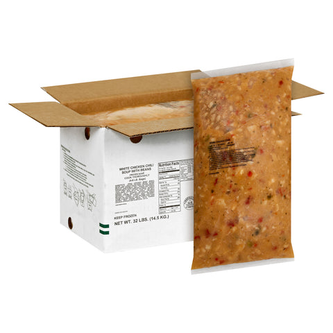 Chef Francisco White Bean Chicken Chili Soup, 8 Pound -- 4 per case