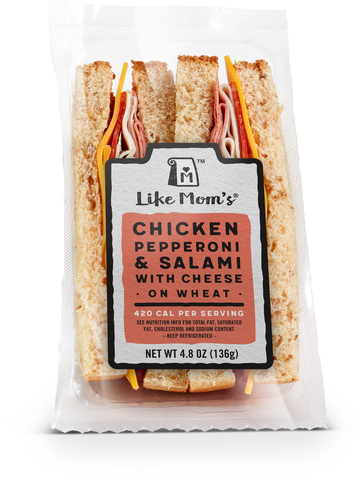 Mom's SANDWICH CHICKEN PEPPERONI & SALAMI W/ CHEESE 5.9 OZ 10000097766