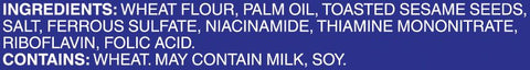 Carr's® CRACKER TABLE WATER® BAKED W/ TOASTED SESAME SEEDS