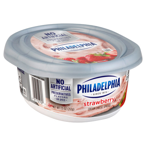 Philadelphia Strawberry Cream Cheese Spread, 8 Ounce -- 12 per case.