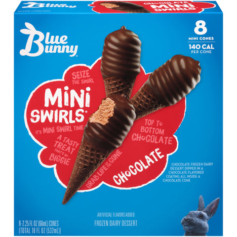 Blue Bunny ICE CREAM CONE CHOCOLATE MINI