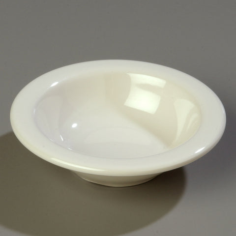 Carlisle BOWL FRUIT DURUS® RIMMED MELAMINE BONE 4.5 OZ