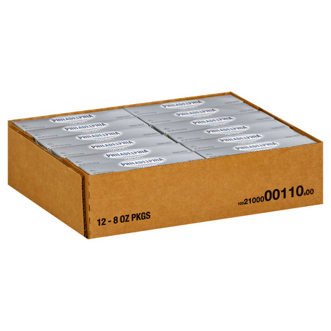 Philadelphia Brick Cream Cheese, 8 Ounce -- 12 per case.