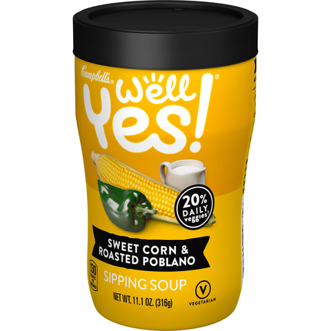 Well Yes SOUP SIP CORN ROASTED POBLANO