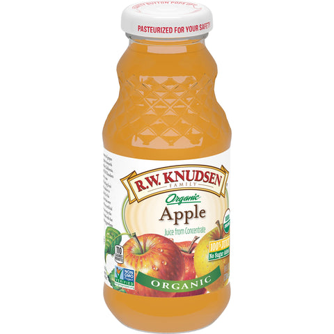 R.W. Knudsen Organic Apple Juice, 8 Fluid Ounce -- 12 per case
