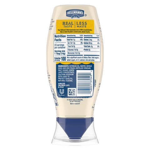 Hellmann's® MAYONNAISE REAL SQUEEZE BOTTLE