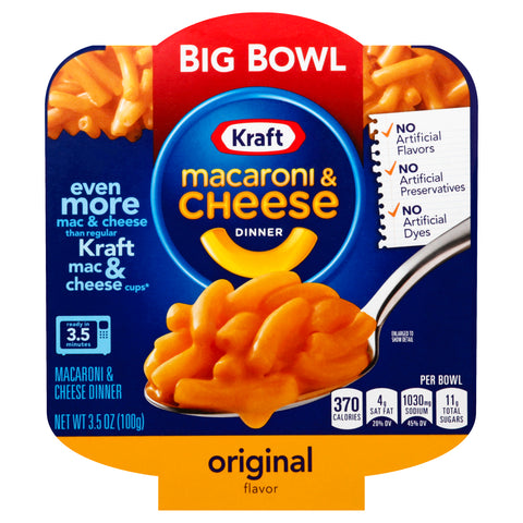 Kraft MAC & CHEESE BIG BOWL
