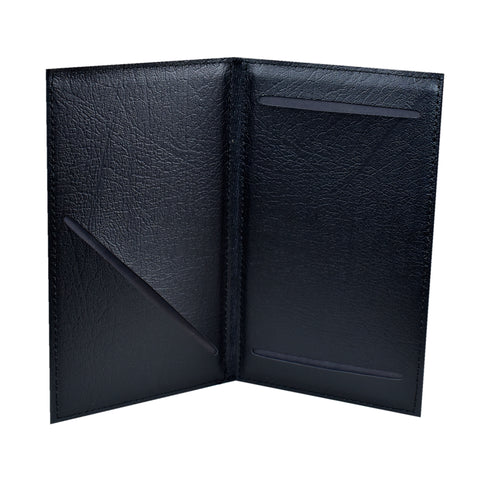 National Checking Company Black Castilian Guest Check Holder, 7.25 x 4.5 inch -- 5 per case.