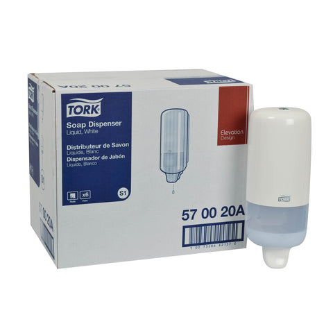 Tork White Elevation Liquid Skincare Dispenser, 33 Ounce Bottle