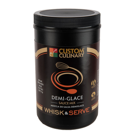 Custom Culinary Whisk and Serve Demi Glace Sauce Mix, 38 Ounce -- 4 per case.