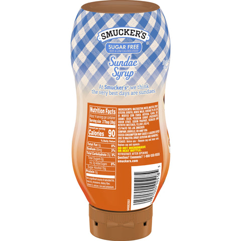 Topping Caramel Sauce Liquid Sugar-free Shelf Stable Tff