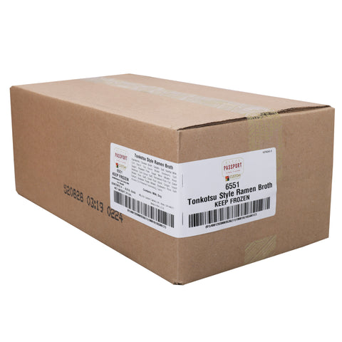 Custom Culinary Tonkotsu Ramen Pork Broth, 6 Pound -- 4 per case.