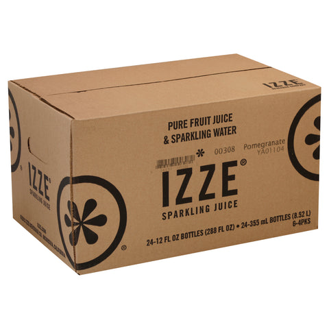 Izze JUICE POMEGRANATE SPARKLING GLASS BOTTLE