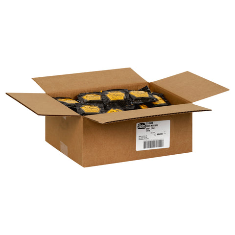 Mustard Dijon Single Serve Premium Black Sachet Pouch 534610