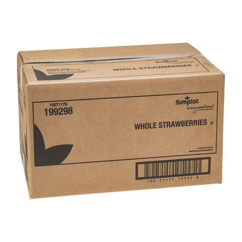 Simplot Classic Whole Strawberry Fruit, 30 Pound.