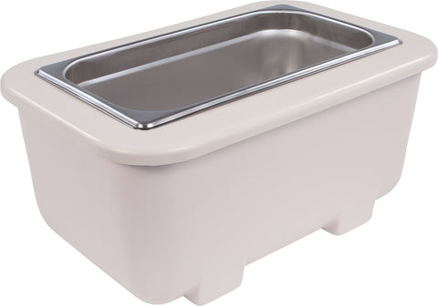 Coldmaster® PAN FOOD STORAGE COLD WHITE 1/3 SIZE 6