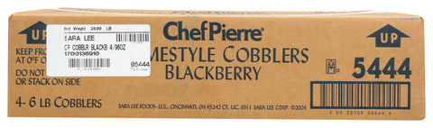 Sara Lee Chef Pierre Homestyle Blackberry Cobbler, 6 Pound -- 4 per case.