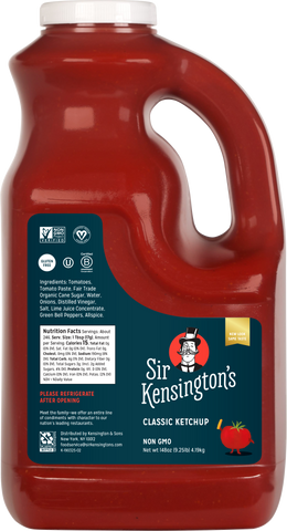 Sir Kensington's Classic Ketchup, 148 Ounce -- 4 per case.