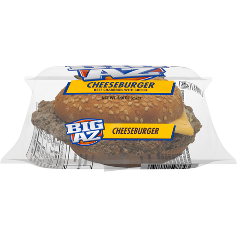 Big Az Cheeseburger, 8.9 Ounce -- 10 per case.