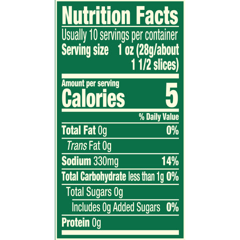 Claussen Deli Style Hearty Garlic Sandwich Slices Pickle, 20 Ounce -- 12 per case