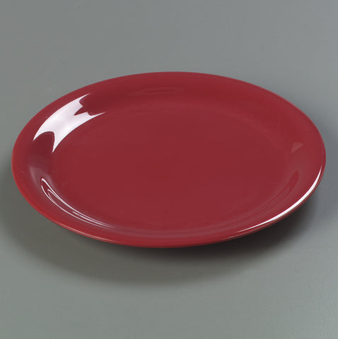 Carlisle PLATE DINNER NARROW RIM DURUS® MELAMINE ROMA RED 9