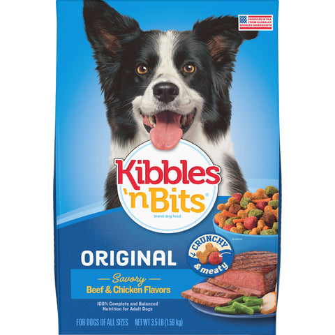 Kibbles N Bits Original Dog Food, 3.5 Pound -- 4 per case.