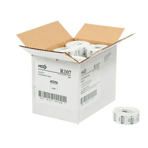 National Checking LABEL SUN TRILINGUAL 1X1 ROLL