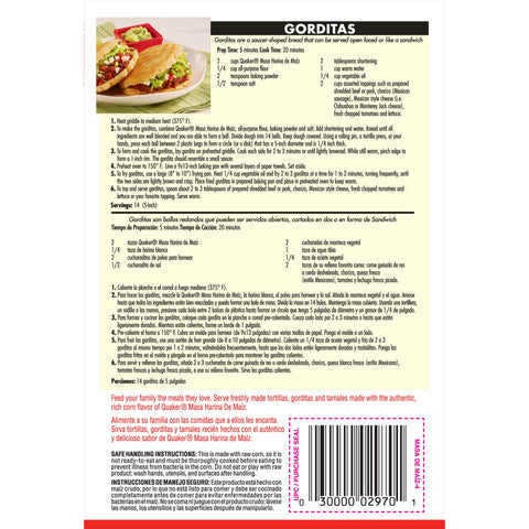 Quaker® TORTILLA MIX CORN MASA HARINA REGULAR