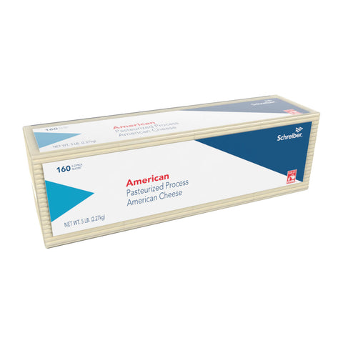 Schreiber CHEESE AMERICAN WHITE SLICED 160 CT