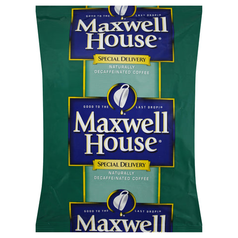 Maxwell House Special Delivery Decaffeinated Ground Coffee, 1.5 ounce -- 42 per case