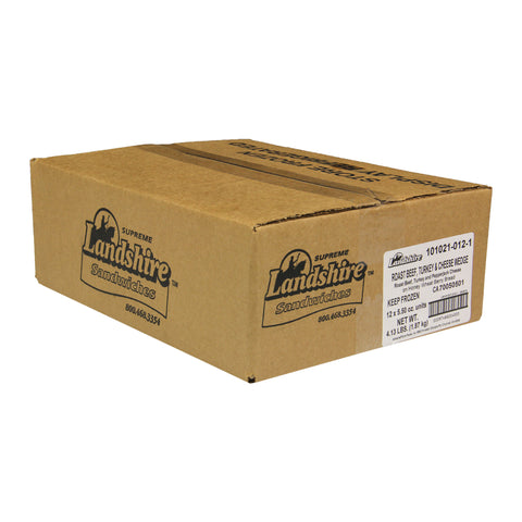 Landshire® SANDWICH WEDGE ROAST BEEF TURKEY & CHEESE 10000004483