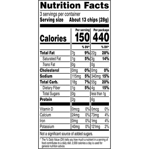 Tostitos® TORTILLA CHIP CRISPY ROUNDS CONCESSION PACK