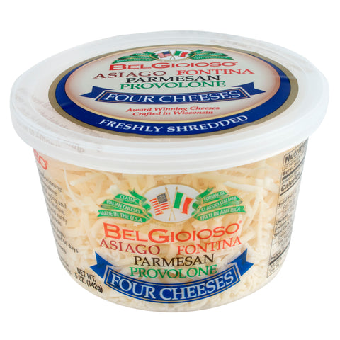Belgioioso CHEESE FOUR CHEESE BLEND SHREDDED CUP