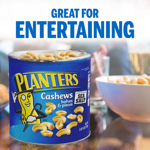 Planters CASHEW HALVES & PIECES SALTED