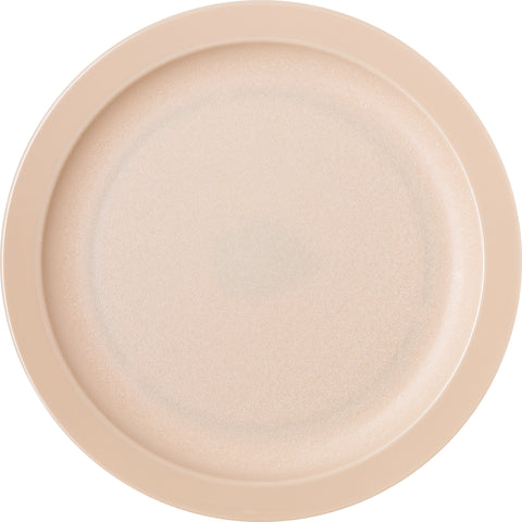 Plate Narrow Rim Polycarbonate Tan 9