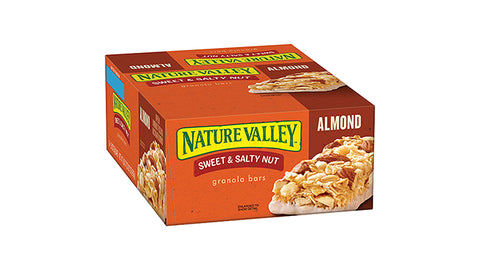 General Mills Nature Valley Sweet and Salty Almond Nut Granola Snack Bar, 1.2 Ounce -- 128 per case.